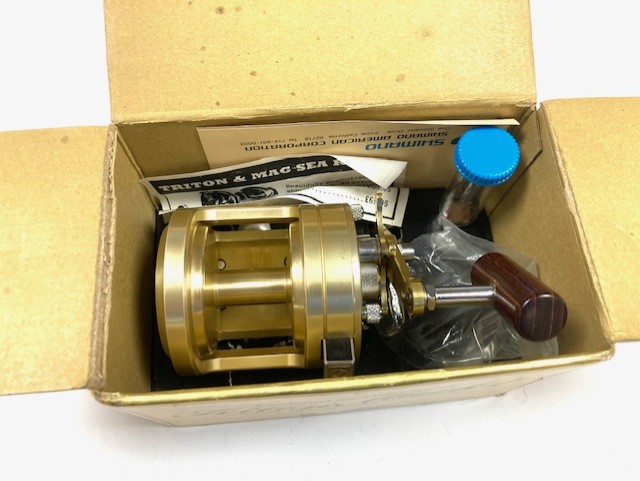 Shimano Triton Mark I multiplying reel beach, rock, up tide, down