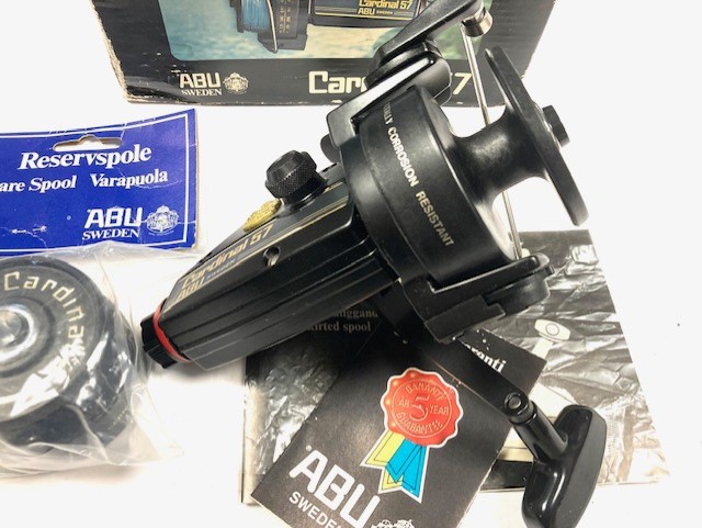 Abu Cardinal Sweden 57 fixed spool spinning reel plus spare spool