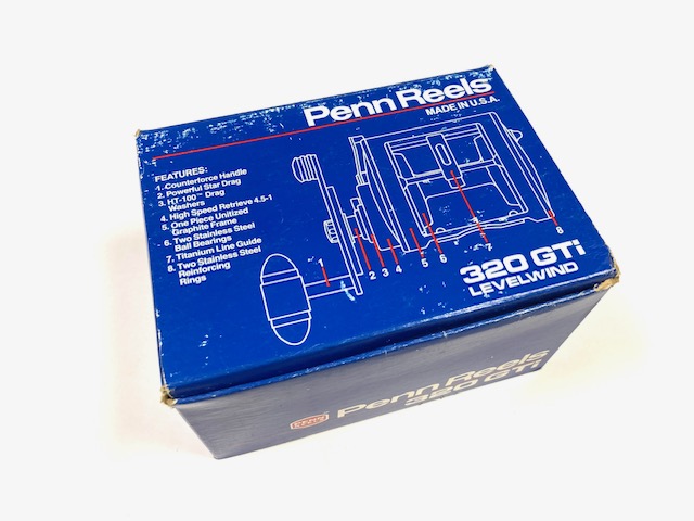 Alternative view of Penn Graphite 320 GTI High Speed Multiplying Reel With Box