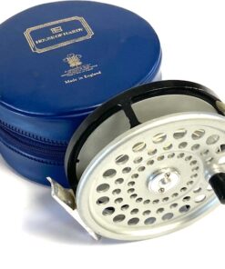 Alternative view of Hardy Marquis Disc #8 alloy fly reel, s/spools + Hardy padded case and boxes