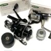Mitchell Match 300X and Mitchell Free 5500 reels in boxes