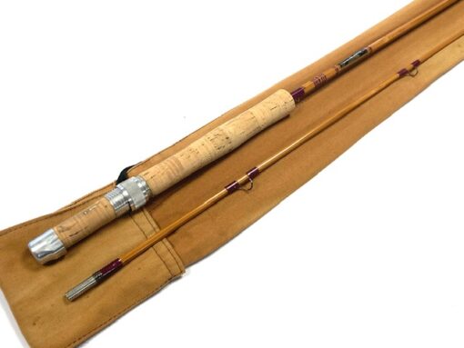 A W Crofter Norco 2 piece Crofter 8′ series Raphona cane ultralight trout  fly rod #5/