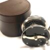 Loop Sweden #46 Classic Trout Fly Reel S No 162 LHW 3.5" Wide Ported Spool With Case