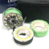 Hardy Demon 7000 large arbor fly reel with two cassette spools, padded case and box