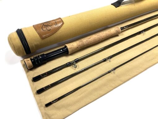 Thomas & Thomas Saltwater 9' Carbon Fly Rod The Basser Traveller G7807, 4 piece rod with case