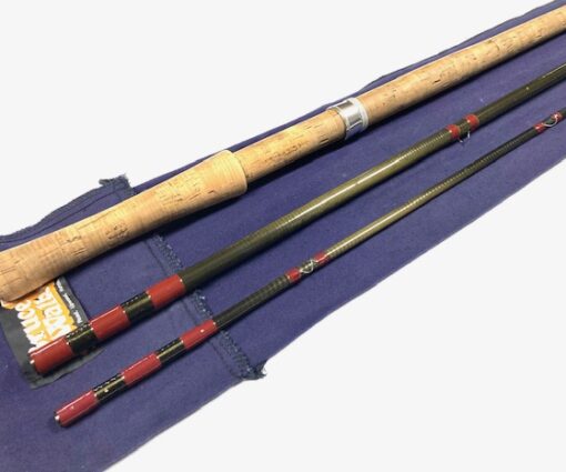 Bruce & Walker 14' 3 piece NORWAY carbon salmon fly rod line #10-12 With Bag