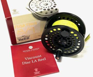 Hardy Viscount Disc LA #9 / 10 Salmon Fly Reel With Box