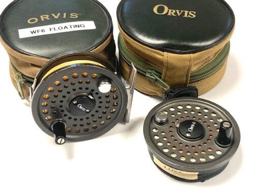 Orvis Battenkill Disc #5/6 trout fly reel with cases and spare spool