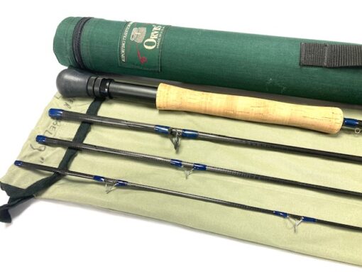 Orvis Silver Label TL 9′ 3 piece carbon fly rod #7 with bag + tube