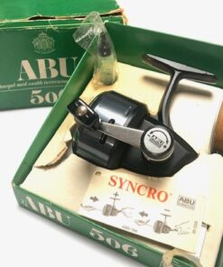 Abu Sweden 506 Closed Face Fishing Green With Green Box, Tools etc