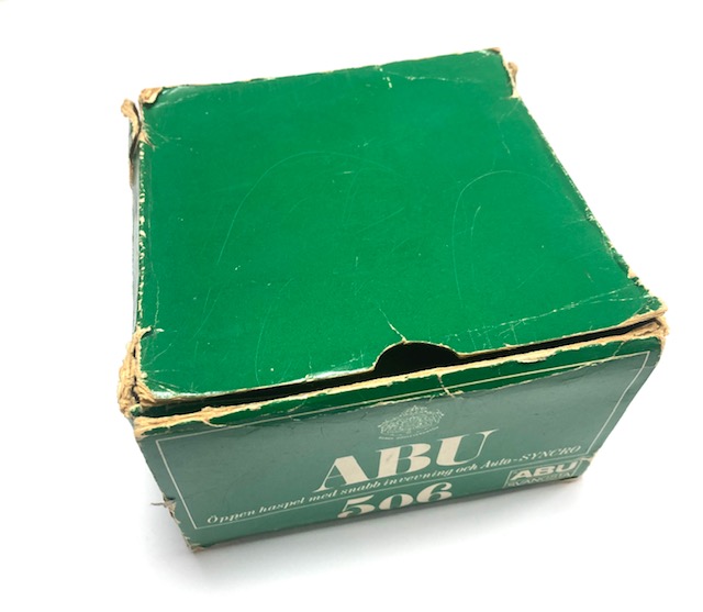 Alternative view of Abu Sweden 506 Closed Face Fishing Reel With Early Green Box, Tools etc