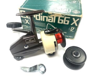Abu Cardinal Sweden 66X Fixed Spool Reel With Spare Spool And Box RARE