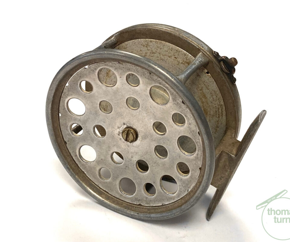 Hardy Brass Face 4.5" Transitional Perfect Vintage Salmon Fly Reel Ex Rare