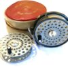 Hardy Princess 3.5″ vintage alloy fly fishing reel with Hardy case and spare spool
