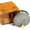 Hardy Perfect 3 1/8" Early Model Solid Drum Trout Fly Reel With Box Circa 1897/1898