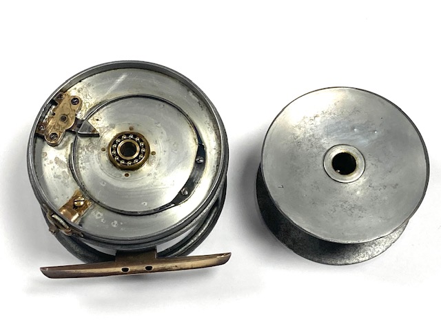 Moulinet mouche visage saumon en laiton Hardy Perfect 4,25 pouces avec