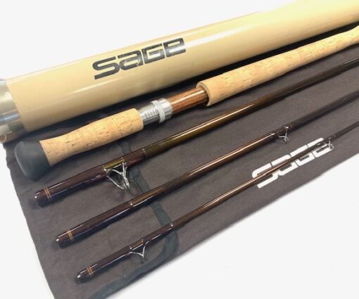Sage Graphite 14' Salmon Fly Rod 3 GFL 9140-4 Line #9 With Sage Tube Fine Condition