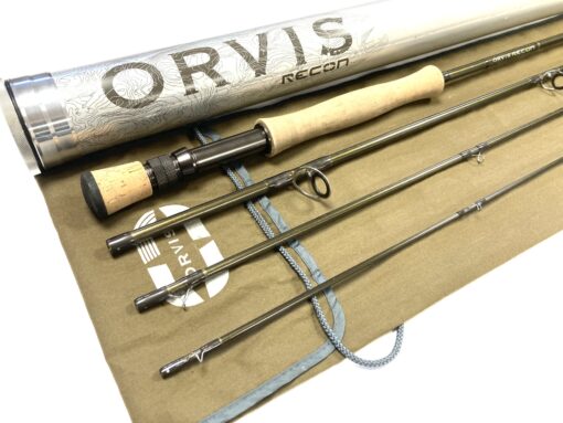 Orvis Reacon 9' Three Piece Trout Fly Rod Line #8 With Bag And Tube Super