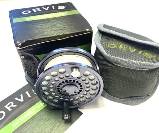 Orvis Battenkill IV Trout Fly Reel With Pouch And Box