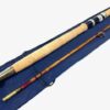 Bernard Sealey 8' Tudor Gem Two Piece Cane Spinning Rod With Reg Agate Guides