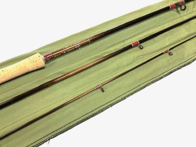 Alternative view of Slocock Croft 12' Salmon Fly Rod The Wessex Range Three Piece Line #10/11 Rare #008