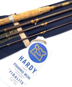 Hardy Smuggler Fibalite 8′ Line #6 Travellers Rod With Bag