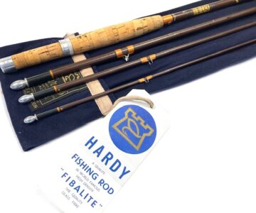 Hardy Smuggler Fibalite 8′ Line #6 Travellers Rod With Bag