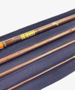 Alternative view of Hardy Smuggler Fibalite 8′ Line #6 Travellers Rod With Bag And Tags