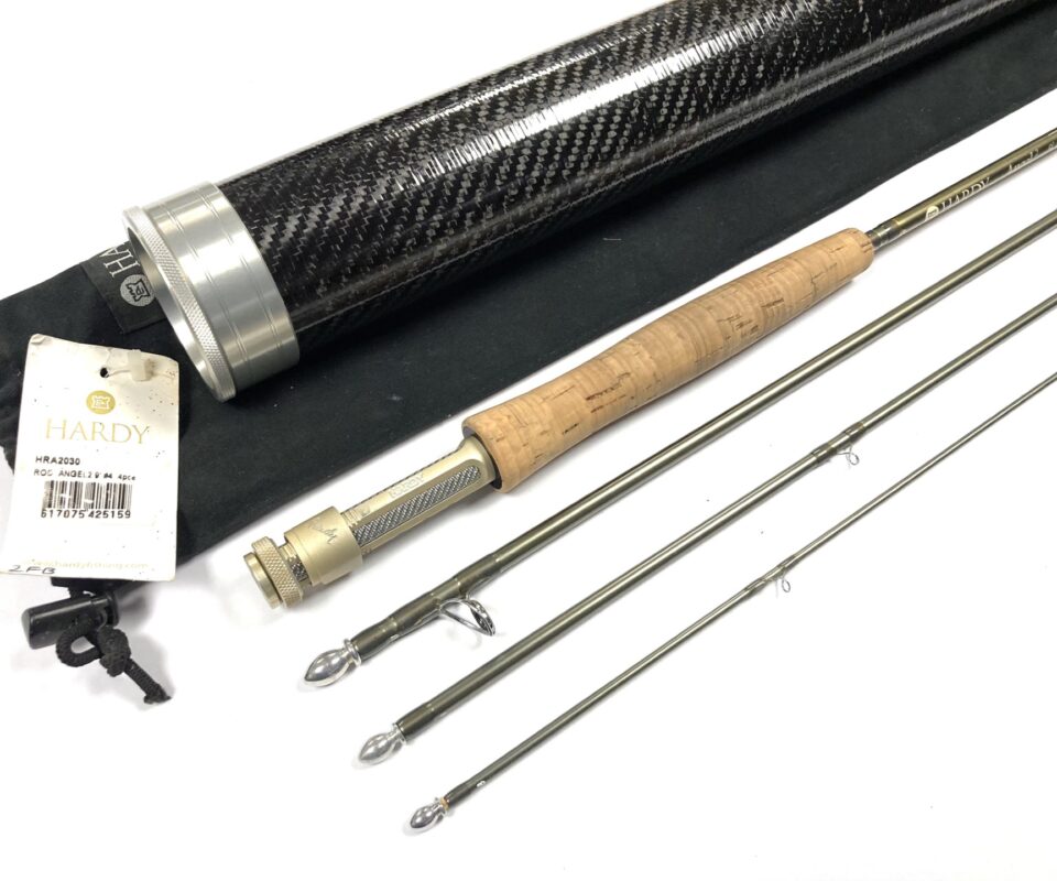 Hardy Angel 2, 9' 4 Piece Carbon Trout Fly Rod #4 With Bag And Tube