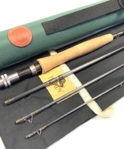 Hardy Jet Sintrix 9′ 4 Piece Carbon Travel Fly Rod #5 Bag And Tube Mint