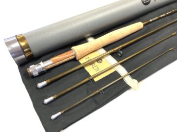 Hardy Zephrus Sintrex 440 SWS 9′ line #8 four piece trout fly rod with bag and tube mint unused