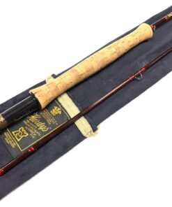 Hardy Graphite DeLuxe 9′ 2 pce carbon trout fly rod #6/7 with bag