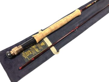 Hardy Graphite DeLuxe 9′ 2 pce carbon trout fly rod #6/7 with bag