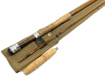 Sharpes Scottie 9'6″ impregnated split cane trout fly rod line #7