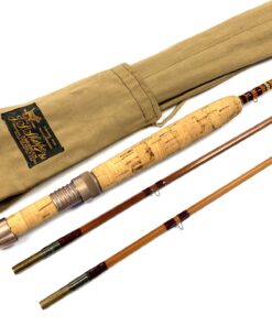 J S Sharpe of Aberdeen The Scottie Eighty Eight, 8’8” two piece impregnated split cane trout fly rod #5/6