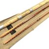 J.S Sharpe Of Aberdeen 14’ Impregnated Split Cane Salmon Fly Rod Spliced Joints & Bag