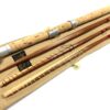 J.S Sharpe Of Aberdeen 14’ Impregnated Split Cane Salmon Fly Rod Spliced Joints & Bag