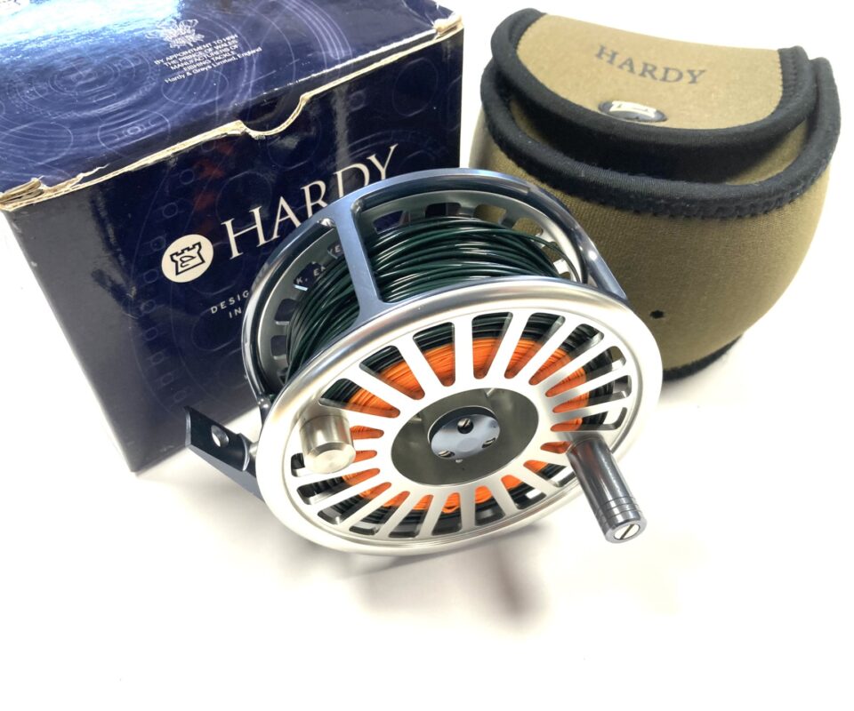 Hardy Swift 1025 Fly Reel RHW With Pouch & Hardy Line