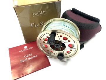 Hardy Gem Series 11/12 Salmon Fly Reel With Spare Spool, Pouch And Box Mint