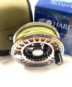 Hardy Ultralite 12000 SDS large arbor fly reel with pouch and case