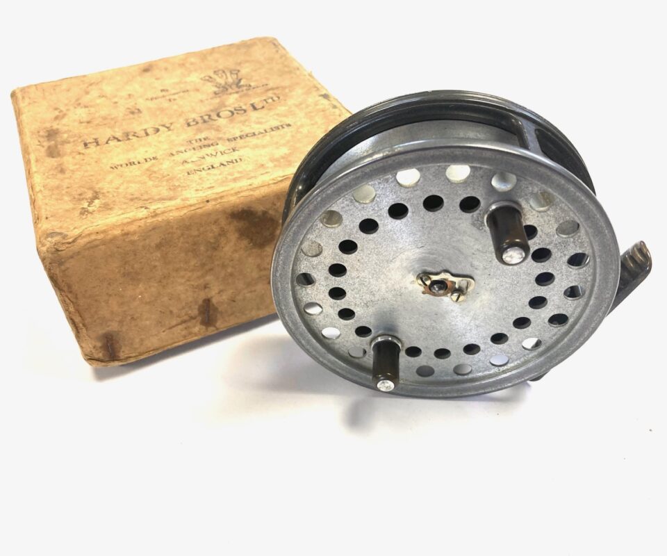 Hardy Eureka 4″ Vintage Trotting Reel 1950s Model Rare With Original Box