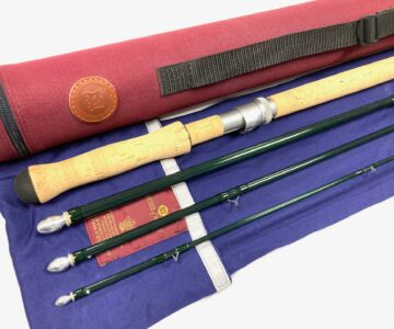 Hardy Gem Salmon 13’ 4 Piece Salmon Fly Rod #9 With Bag And Case Superb