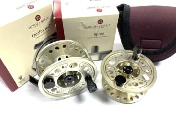 Hardy Gem Series 9/10 Salmon Fly Reel With Spare Spool, Pouch And Box