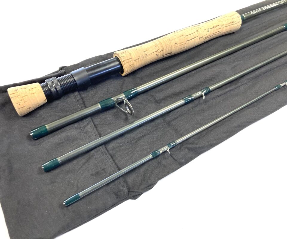 Orvis Streamline 4 piece 9′ Line #8 Trout Fly Rod With Bag