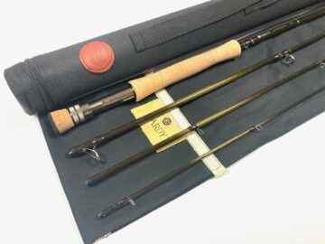 Hardy Shadow 10′ Four Piece Carbon Trout Fly Rod #8 With Bag And Tube