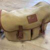 Vintage Hardy Canvas Leather Shoulder Tackle / Travel Bag