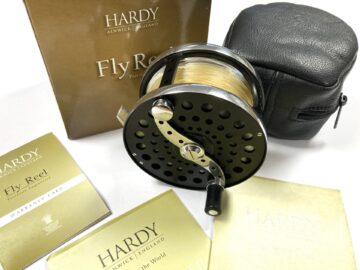 Hardy Cascapedia Mk II 10/11 Salmon Fly Reel With Papers Pouch And Box