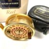Hardy Gold Sovereign 7/8 reel # 961 with Hardy black woolen pouch