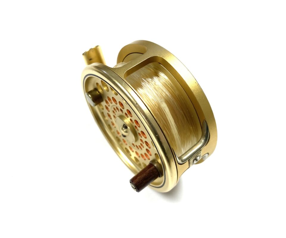 Alternative view of Hardy Gold Sovereign 7/8 Reel With Hardy Black Woolen Pouch And Box