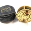 Hardy Gold Sovereign #8/9 trout fly reel with Hardy reel pouch Ltd Ed #036